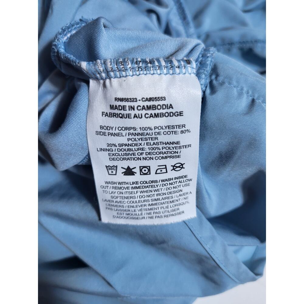 Nike Running Shorts Womens Large Blue Dri Fit Athletic Workout Gym Lined Shorts - Picture 3 of 8